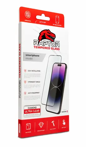 SWISSTEN RAPTOR DIAMOND ULTRA CLEAR 3D Temperované sklo pro XIAOMI REDMI NOTE 14 5G černá