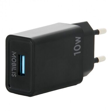 Mobilis Wall Charger 10.5W černá / nabíječka / 1x USB-A 