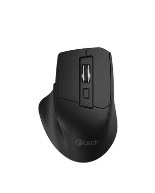C-TECH Ergo WLM-05 černá / Ergonomická optická bezdrátová myš / 1600 DPI / 6 tlačítek/ 1x AA