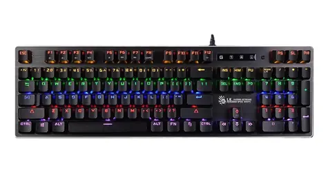 A4tech BLOODY B760 (Green Switch) černá / Herní klávesnice / RGB / CZ layout / Green Switch / USB-A / 1.8 m
