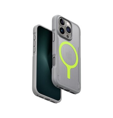 UNIQ Combat Active MagClick ochranný kryt na Apple iPhone 16 Pro šedá