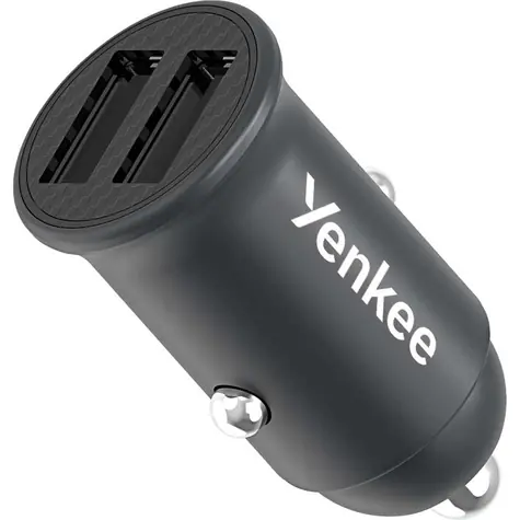 YENKEE YAC 2012 USB černá / Autonabíječka / 2x USB-A / max. 20w / 4A 
