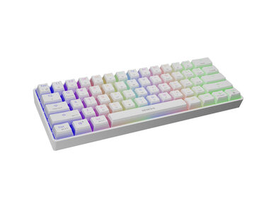 Genesis Thor 660 RGB Gateron Red US bílá / bezdrátová klávesnice / USB-C / Bluetooth