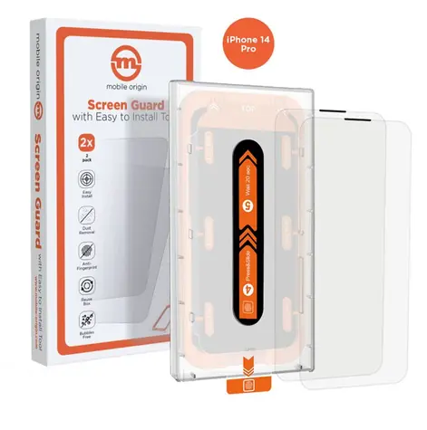 Mobile Origin Screen Guard ochranné sklo pro Apple iPhone 14 Pro s aplikátorem / 2 ks