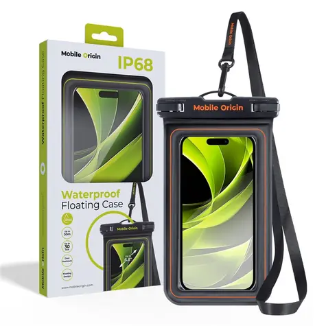 Mobile Origin Waterproof floating case 6.8" černá/oranžová / vodotěsné univerzální pouzdro