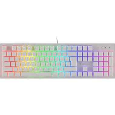 Genesis Thor 303 RGB Outemu Peach Silent bílá / herní mechanická klávesnice / USB