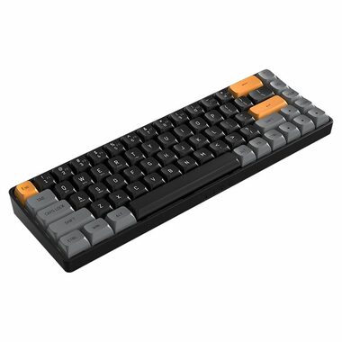 Rozbaleno - darkFlash GD68 hnědá / Bezdrátová klávesnice / mechanická / USB / BT / 2.4GHz 
