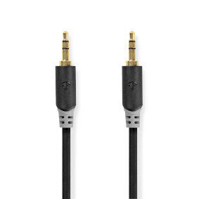 Nedis Stereo Audio kabel jack 3.5 mm (M) - jack 3.5 mm (M) 1.00 m černá 