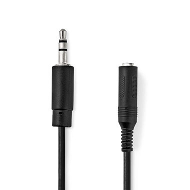 Nedis Stereo Audio kabel jack 3.5 mm (M) - jack 6.35 mm (F) 0.20 m černá 