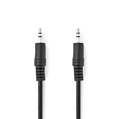 Nedis Stereo Audio kabel jack 3.5 mm (M) - jack 3.5 mm (M) 0.50 m černá 