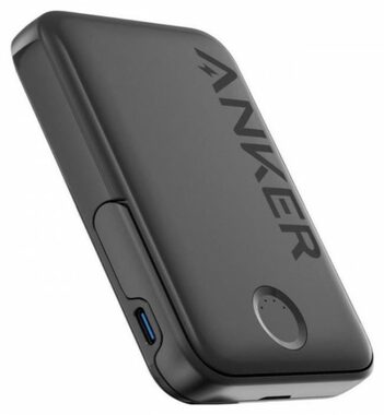 Rozbaleno - Anker MagGo 5.000 mAh černá / Powerbanka / 1x USB-C / 7.5W / rozbaleno