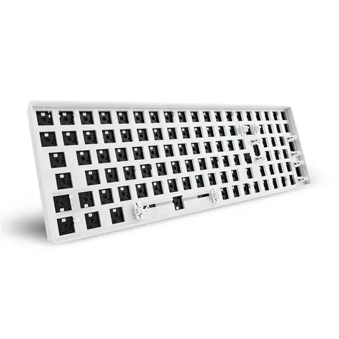 Sharkoon Skiller SGK50 S2 Barebone bílá / tělo klávesnice / ISO/ANSI Layout / Hot-Swap / RGB