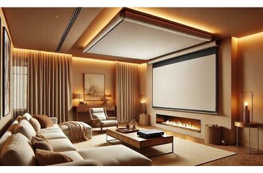 ELITE SCREENS plátno elektrické motorové 110" (279.4cm) / 16:9 / 137.2×243.8cm / 12" drop / MaxWhite FG