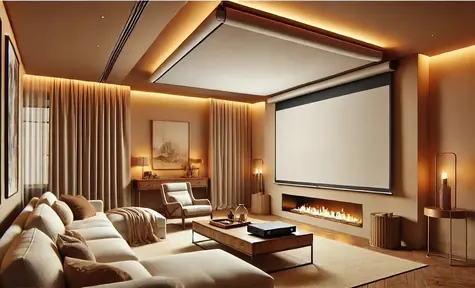 ELITE SCREENS plátno elektrické motorové 110" (279.4cm) / 16:9 / 137.2×243.8cm / 12" drop / MaxWhite FG