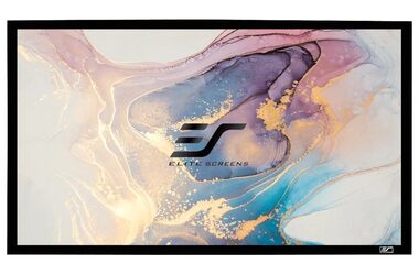 ELITE SCREENS plátno v pevném rámu 150" (373.6cm) / 16:9 / 187×332cm / zisk 1.1 / rám černý 6cm