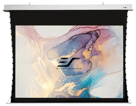 ELITE SCREENS plátno elektrické motorové stropní 106" (269.2cm )/ 16:9 / 132.1×234.7cm / zisk 1.1 / 24" drop / CineWhite