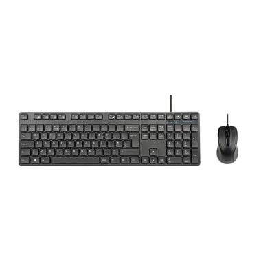 Targus AKM622ES Full sized černá / klávesnice + myš / USB / Antibakteriální / ES