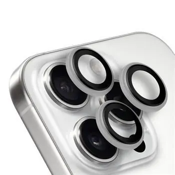OBAL:ME Ochrana Čoček pro Apple iPhone 15 Pro/15 Pro Max White Titanium