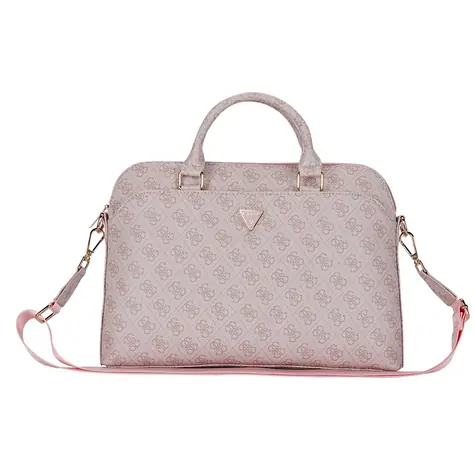 Guess PU 4G Triangle Logo Taška na Notebook 13/14/15" Pink