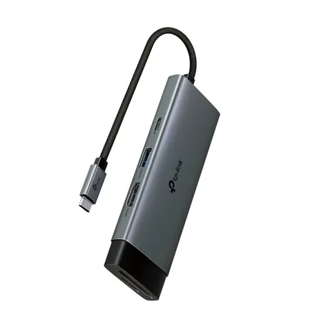 TP-Link UH7021C USB-C hub 7v1 / 3x USB-A / HDMI 4K@60Hz / USB-C PD 100W / SD/microSD