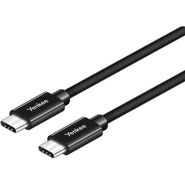 YENKEE YCU C102 BK kabel USB-C 2.0 (M) - USB-C 2.0 (M) 2m černá 