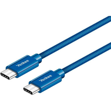 YENKEE YCU C102 BE kabel USB-C 2.0 (M) - USB-C 2.0 (M) 2m modrá