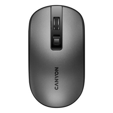 CANYON CNS-CMSW18DG_EU šedá / optická bezdrátová myš / 800/1200/1600 dpi / 4 tlačítka / USB 2.0 / 2.4GHz / 300mAh
