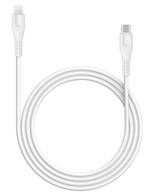 CANYON CNS-MFIC4W bílá / nabíjecí kabel / Lightning - USB-C / 18W / 1.2m
