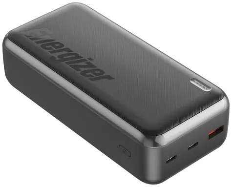 Energizer UE30055PQ powerbanka černá / 30000mAh / 22.5W (20W) / 5V / 3A / 2x USB-C & 1x USB-A