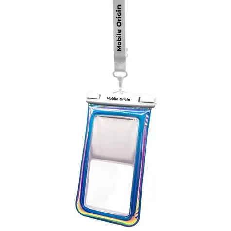 Mobile Origin Waterproof Floating Case 6,8"- glitter/bílá / vodotěsné univerzální pouzdro