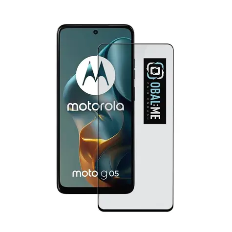 OBAL:ME 5D Tvrzené Sklo pro Motorola G05/E15 Black