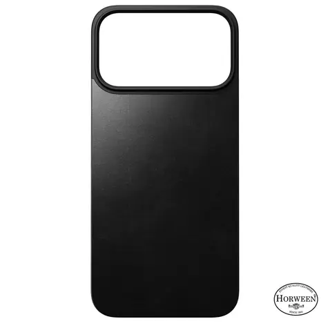 Nomad Magnetic Leather Back Magsafe zadni kryt pro Apple iPhone 17 Pro Max black (Horween)