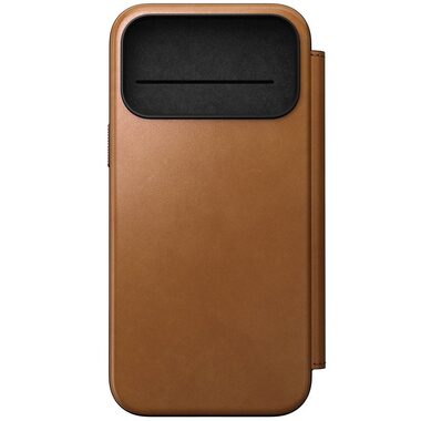 Nomad Modern Leather Folio pouzdro pro Apple iPhone 17 Pro Max english tan