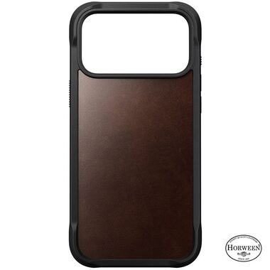 Nomad Rugged Leather Case pouzdro pro Apple iPhone 17 Pro Max rustic brown (Horween) 