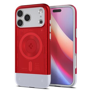 Spigen Classic C1 MagSafe zadní kryt pro Apple iPhone 17 Pro Max červená