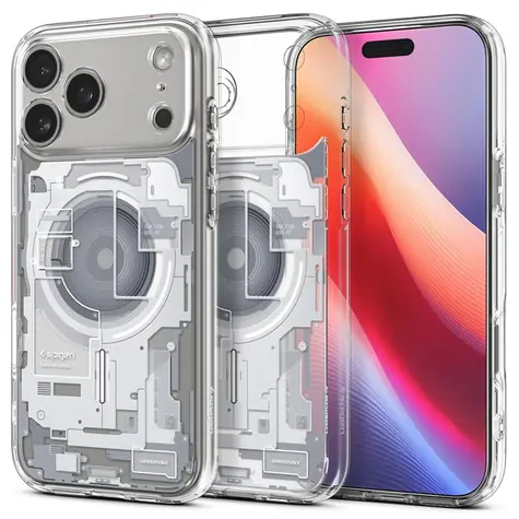 Spigen Ultra Hybrid MagSafe ochranný kryt pro Apple iPhone 17 Pro Max zero one white 