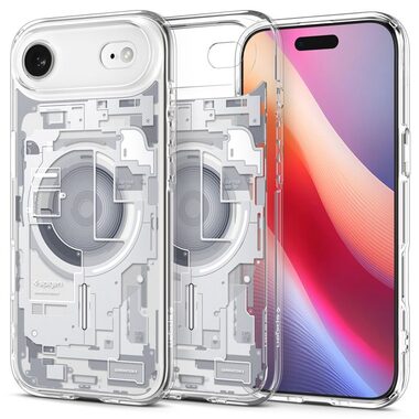 Spigen Ultra Hybrid MagSafe ochranný kryt pro Apple iPhone Air zero one white 