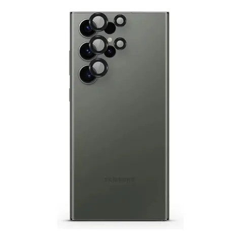 Epico Aluminium Lens Protector - Ochranná skla čoček fotoaparátů pro Samsung Galaxy S25 Ultra černá