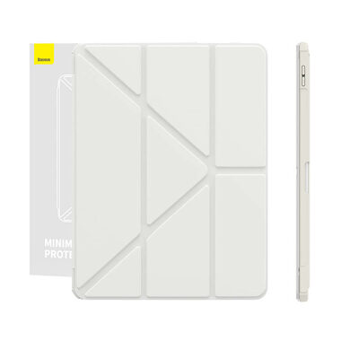 Rozbaleno - Baseus P40112502211-01 Minimalist Pouzdro pro Apple iPad Air 10.9" bílá / rozbaleno