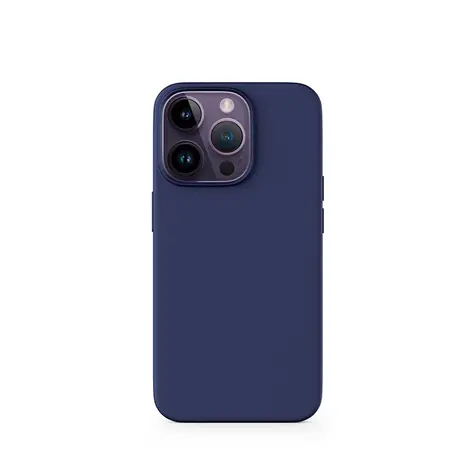 Epico Silikonový kryt pro iPhone 14 Plus modrá / s podporou uchycení MagSafe