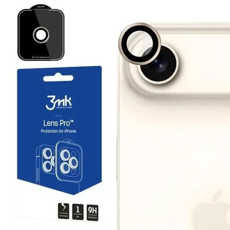 3mk Lens Protection Pro sklo na fotoaparát pro Apple iPhone 17 Titanium Gold