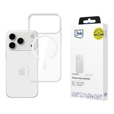 3mk Clear MagCase zadní kryt pro Apple iPhone 17 Pro Max