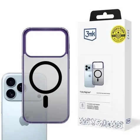 3mk Frosty MagCase zadní kryt pro Apple iPhone 17 Pro Max fialová