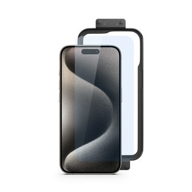 Spello Clear Glass Ochranné sklo pro Apple iPhone 15 Plus / s instalačním rámečkem / 2ks