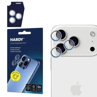 3mk HARDY Lens Protection Pro skla na fotoaparát pro Apple iPhone 17 Pro /17 Pro Max Rainbow