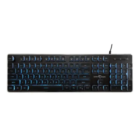 White Shark GK-003141 TACHI černá / herní membránová klávesnice / US layout / USB / LED