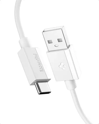 Spigen ACA08716 Essential USB-A na USB-C 60W kabel 2m bílá / USB 2.0