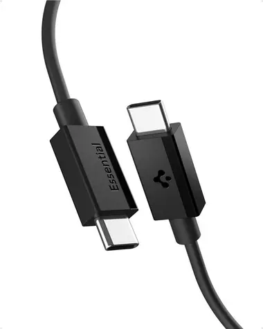Spigen ACA08720 Essential USB-C na USB-C 60W kabel 2m černá / USB 2.0