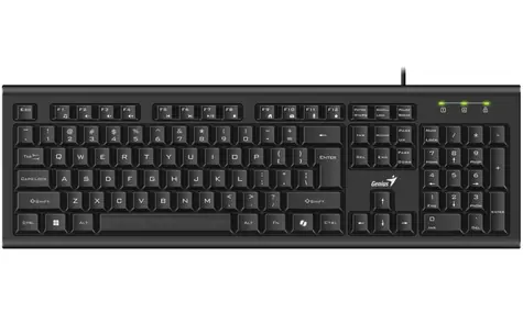 GENIUS KB-113 černá / Drátová klávesnice / Copilot / USB / CZ+SK layout