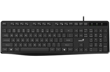 GENIUS KB-117S černá / Drátová klávesnice / Copilot / USB / CZ+SK layout